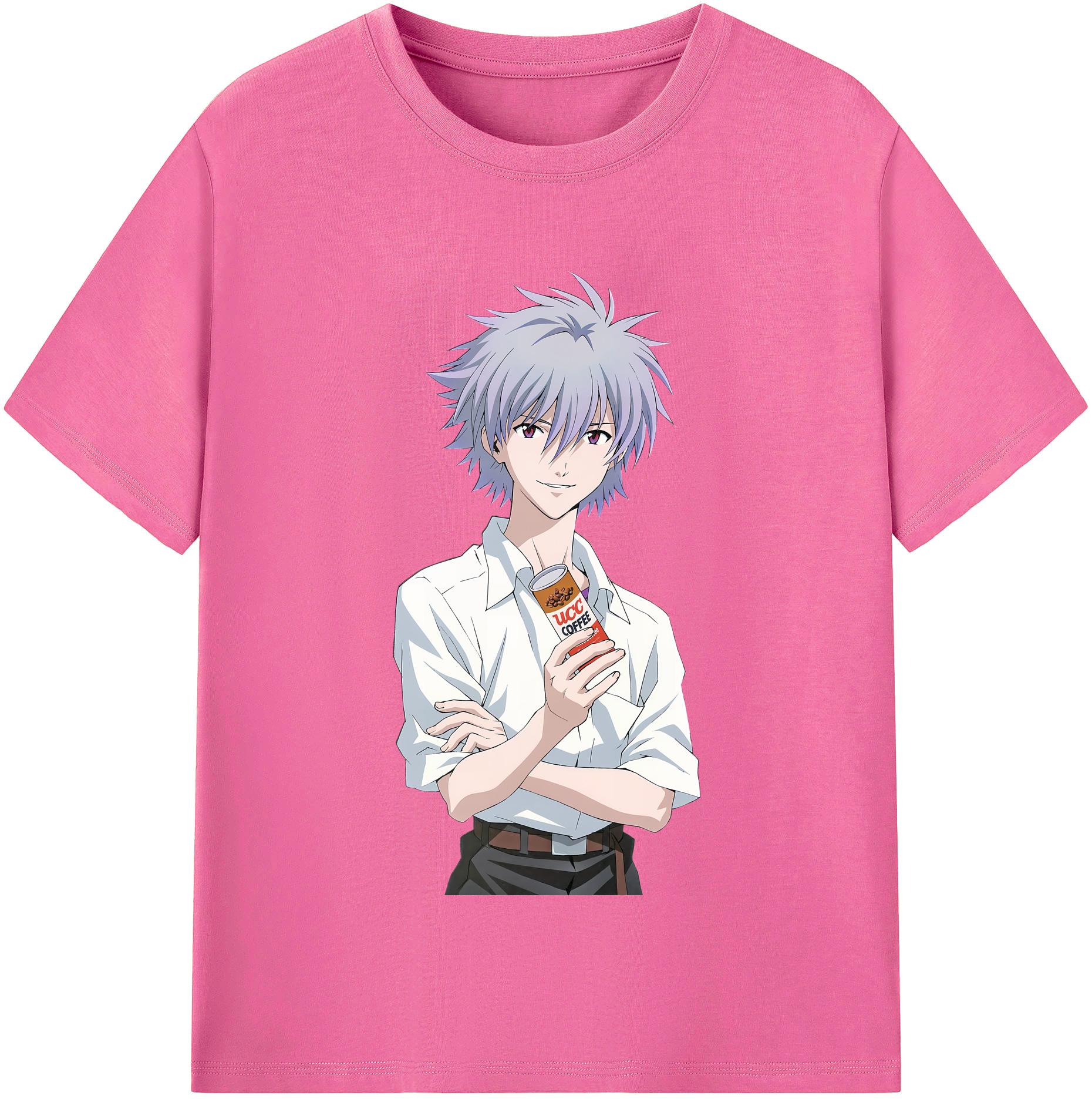 （画像用） EVA 新世紀エヴァンゲリオン レディースカジュアルプリントTシャツ（綿100％）
